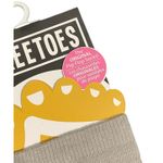 Freetoes Socks Flip Flop Pedicure Yoga Toeless Pedicure Exercise Gift Travel Gray Photo 3