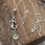 Mermaid Prehnite Sterling Silver Necklace Silver Photo 6