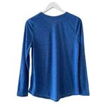 Nba Golden State Warriors Logo V Neck Adidas Women's Royal Long Sleeve Shirt SZ Photo 5