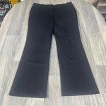 Boden Dark Navy Blue/Black Pinstripe Dress Pants; 10 Regular Women’s Black Photo 0