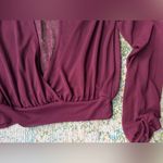 EXPRESS Vintage NWOT 90s  sheer open long sleeve collared blouse, size large Photo 8