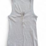 Aerie Striped Ribbed Tank Top Photo 0