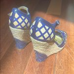 Charles David  | Espadrille Wedges Blue Sandals 7 Photo 2