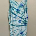 L Space Women’s Tie Dye Tank Cover Up Tidal Wave Blue Size Small NWT Photo 5
