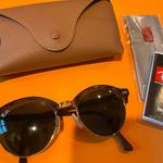 Ray-Ban Clubround Green Lens Tortoise Gold Frame Unisex Sunglasses RB4246 990 51 Photo 7