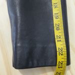 Petite Sophisticate Black Leather Blazer Jacket Women’s Size M Button Front Photo 9