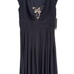 Adrianna Papell NWT  Fit Flare Ruched Waist
Lace Panel V Neck Twirl Skirt Dress 4 Photo 0