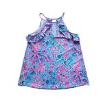 Lilly Pulitzer  Billie Tank Top In Celestial Blue Seek and Sea Photo 6