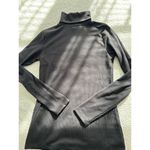 Halogen  Women’s Ribbed Turtleneck Long Sleeve Sweater Top Black Size S Photo 1