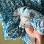 Anthropologie Love the Label Azalea Blue Ruffled Maxi Dress Size M Photo 6