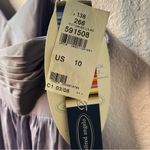 Alfred Angelo Party Dress Single Strap Victorian Lilac Size 10 New! Photo 9