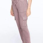 PINK - Victoria's Secret Cargo Sweatpants VS PINK High Waisted Joggers Mauve size small Photo 0