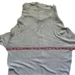 Free People We the Free Lover Rib Thermal Oversized Boho Keyhole Back Gray Small Photo 2