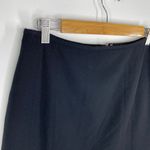 Laura Scott Black Pleated Back Zip Pencil Skirt Women's Size 6 Photo 3