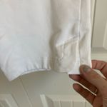 T By Talbots Womens Pants L Cropped Drawstring White Cotton Size L Photo 4