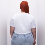 Good American - Cropped Cotton T-Shirt | So Soft! White - NWT | Size 3X/ GA6 Photo 2