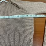 ASTR Women's Metallic Pink Rose Gold Pullover Square Neck Sweater Size M Photo 5