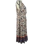 Style & Co Large Midi Dress Floral Sleeveless Lined V-Neck A-Line Elastic Waist Photo 2