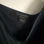 All Saints Bryony V-Neck Midi Slip Dress Navy Midnight Blue Women’s Small Photo 4