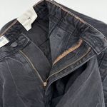 We The Free  Jeans Size 25 Free People Crvy Mona High Rise Flare NWT Black Slit Photo 11