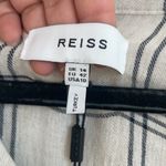 Reiss  Tan Dasha Windowpane Plaid long sleeve shirt dress 10 NWT Photo 6