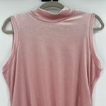 Love, Fire LOVE FIRE Velvet Dress Sz XL Pink Mock Neck Ruching Soft Girl Valentines Party Photo 2