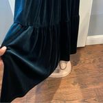 NWT Elegant Velvet velour tiered maxi Dress short sleeve xl(16 Photo 8