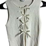 Le lis  Ribbed Knit Sleeveless Tank Top Cream Casual Basic Wardrobe Essential Photo 0