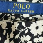 Ralph Lauren Polo  Black White Ditsy Floral Women's A Line Mini Skirt Size 4 NWT Photo 6