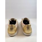 Coach Womens Shoes Beige Gold Barrett Low Top Casual Sneakers Graffiti US 7.5 Photo 5