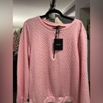 Pink Cable Knit Sweater with Ring Zip Size XXL Photo 7