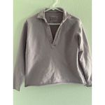 Frank & Eileen Patrick Popover Triple Fleece Womens XS Purple Preppy Travel Cozy Photo 3