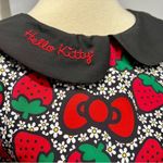 Hello Kitty  x Smak Parlour Rare  Limited Edition Mini Strawberry Floral Dress L Photo 8