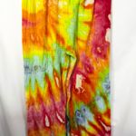 4OUR DREAMERS Medium Gauzy Pants Handmade Tie Dye Elastic Pull On Spiral 901 Photo 1
