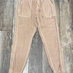 Athleta Farallon Jogger Pants Mocha Latte Color With Front & Back Pockets Sz 2P Photo 1