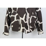 Neiman Marcus  ladies brown&white open blazer sie L Photo 2