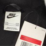 Nike NEW Women’s Oversized Destroyer Wool Bomber Varsity Jacket size L Black Photo 6