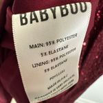 Babyboo NEW Odette Maxi Dress In Wine Cocktail Mermaid Gown Size Small Photo 5