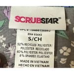 Scrubstar  scrub Soft  V-neck women top Size Small floral Medical Dental Vet NWT Photo 2
