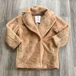 Babaton  Camel Teddy Bear Coat- Short Size 2 S/M OVERSIZED Photo 0