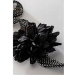 Free People  Royce Flower Choker Black NWT Witchy Necklace Wrap Rhinestones Photo 4
