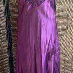 Victoria's Secret Size M// Vintage Gold Label Victoria’s Secret Purple Slip Dress Photo 0