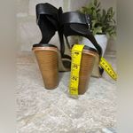 Sol Sana  Tiki Heel Leather Pump Black Size 39 (8.5) Photo 7