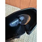 D’amelio Womens 8.5 Black Faux Patent Leather Chunky Chelsea Boots Zipper Grunge Photo 7