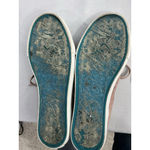 Womans Blowfish Malibu Fashion Sneakers 8.5 Pink Lace Up Zip Up Distressed Wedge Photo 6