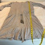 AnyBody Loungewear Romper Women’s Size Medium Heather Gray Surplice Comfy Photo 12
