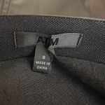 ATM Vegan Leather Wrap Skirt Black 8 New Photo 5