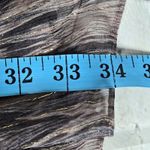 Ella Moss XS Long Sleeve Mini Dress Purple Gold Metallic Sheer Tiered Photo 7