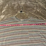 Fantastic Fawn  Women's Short Sleeve Top  Multicolor Stripes EUC Photo 5