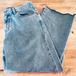 Paris Blues Paris Blue High Rise Crop Jeans Size 11 Raw Hem RN 69057 Photo 1